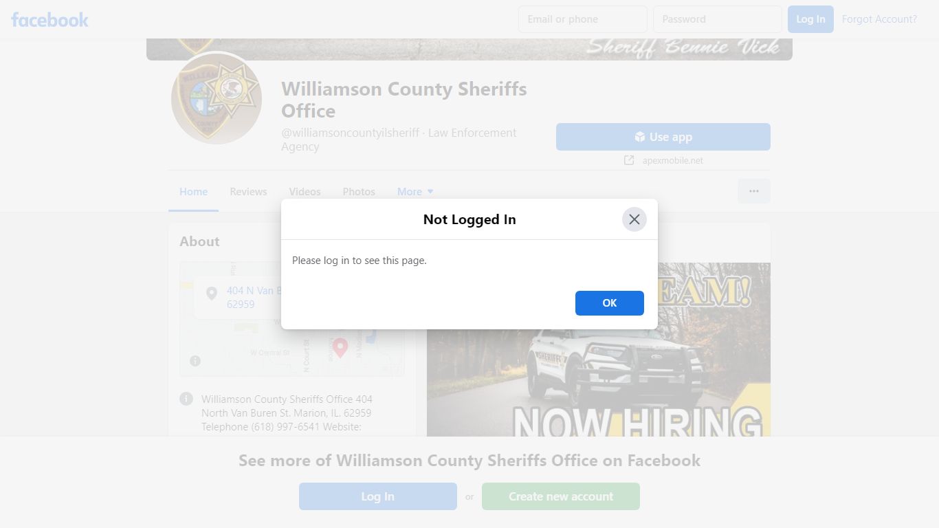 Williamson County Sheriffs Office - Home - facebook.com