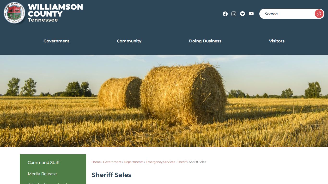 Sheriff Sales | Williamson County, TN - Official Site